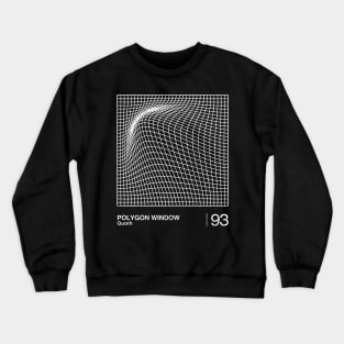 Polygon Window / Minimalist Graphic Artwork Design Crewneck Sweatshirt